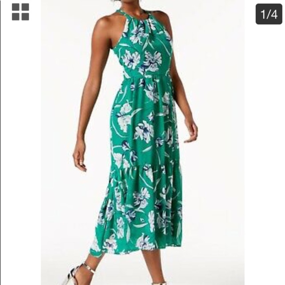Floral half dress